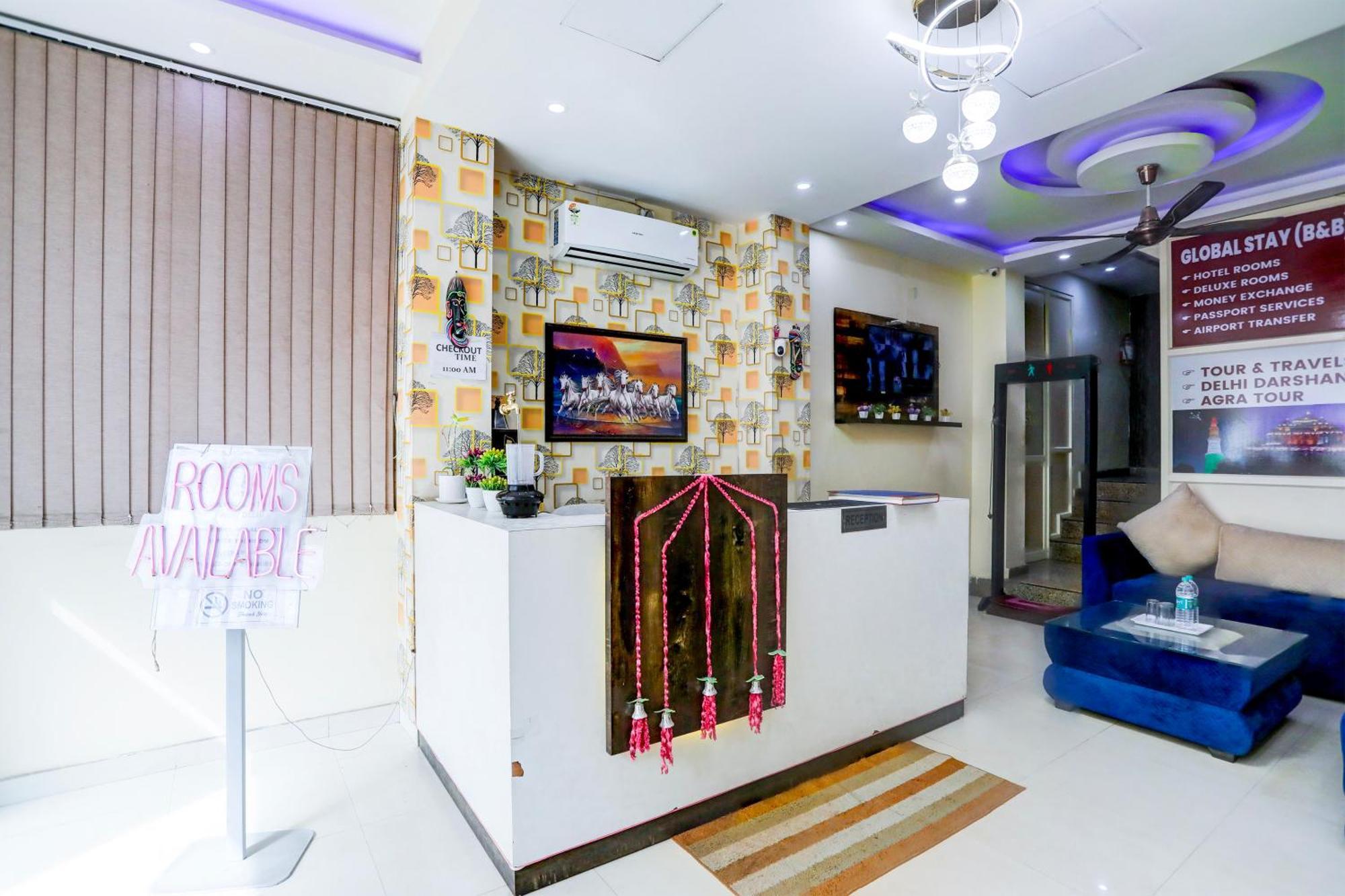Global Stay Near Delhi Airport Nova Deli Exterior foto