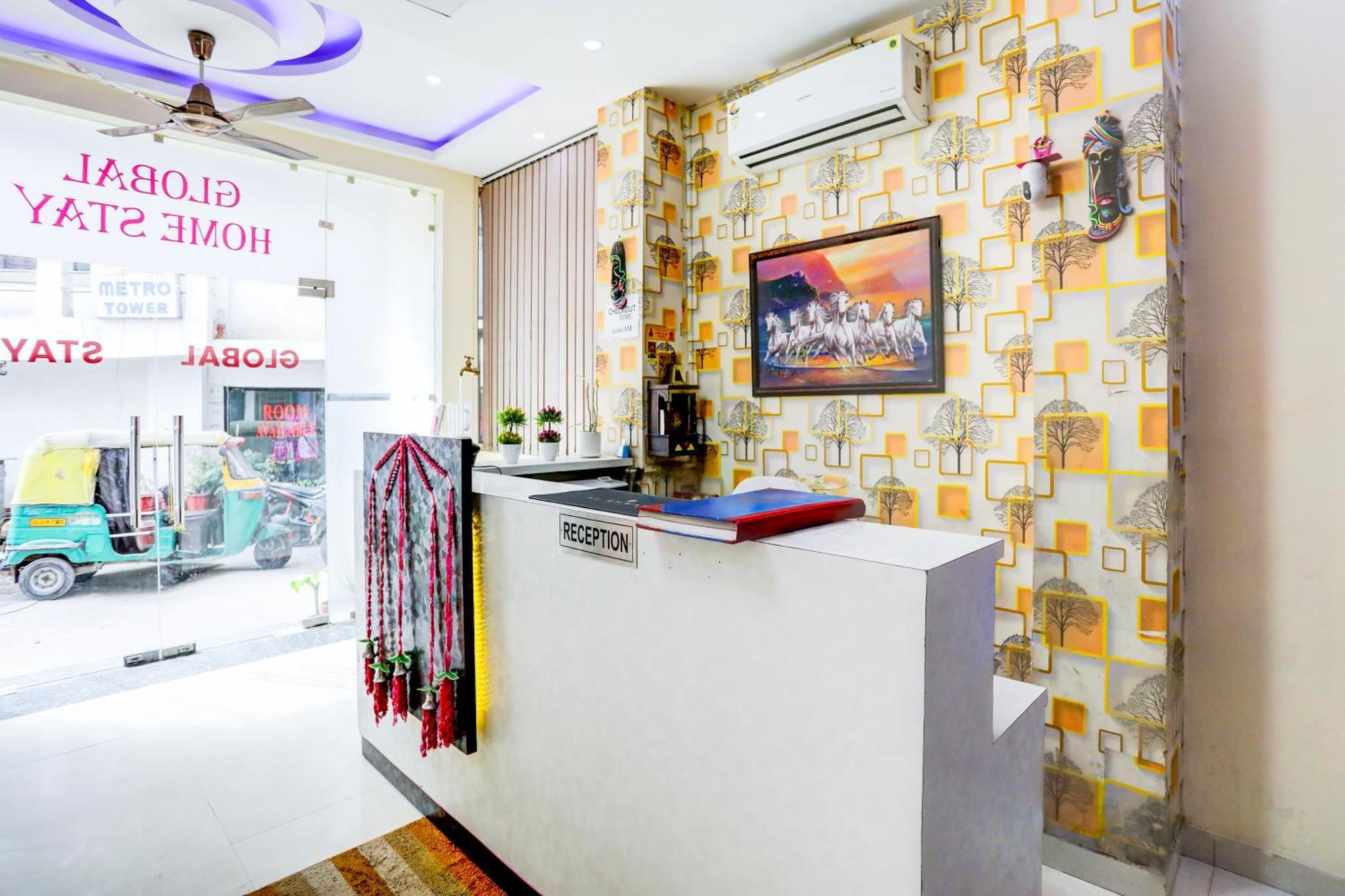 Global Stay Near Delhi Airport Nova Deli Exterior foto