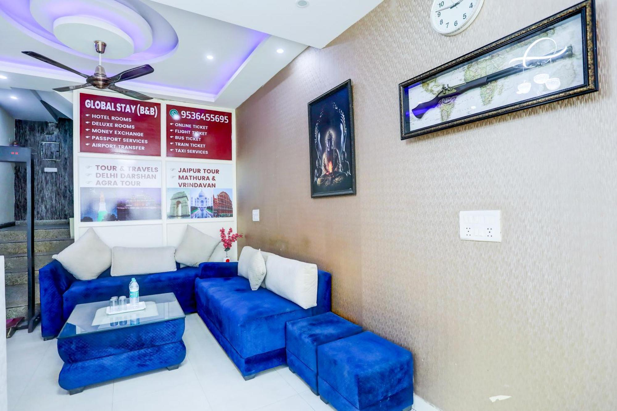 Global Stay Near Delhi Airport Nova Deli Exterior foto
